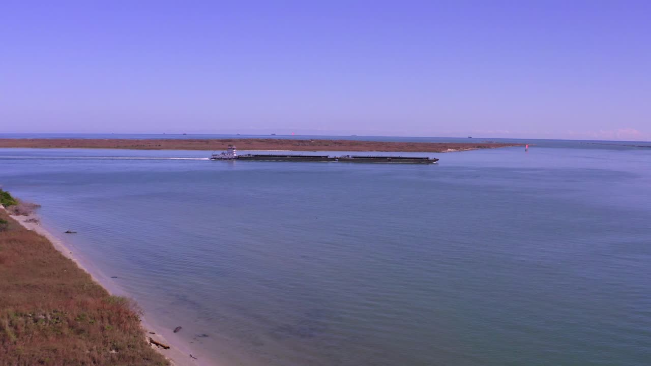 Busy Lydia Ann Channel in Aransas Pass Texas