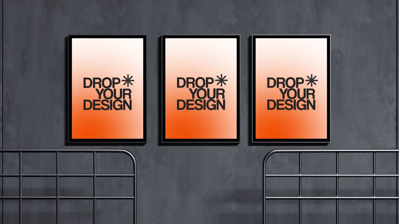 maqueta de pantalla de cartelera