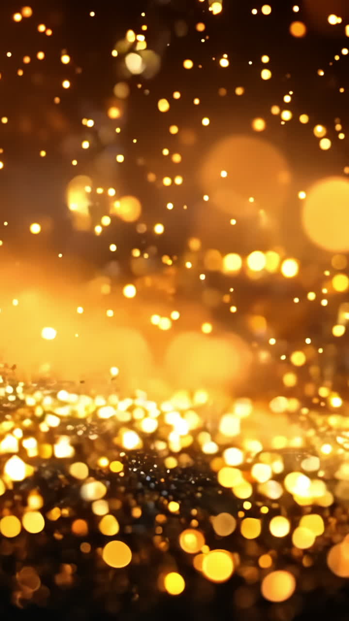 A bright orange and black background with a lot of sparkles. The ...