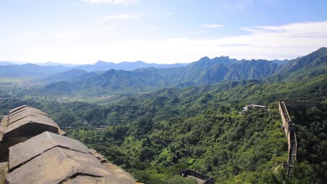 great wall of china - mountain view