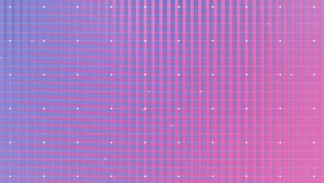 animation of white dots on pink and violet background