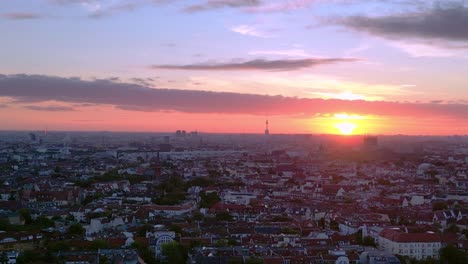 sunset over berlin
