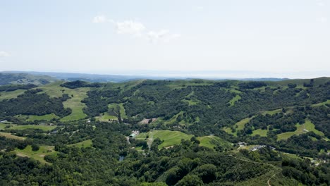 Aerial-view-of-Mountains-at-Las-Trampas-Regional-Wilderness