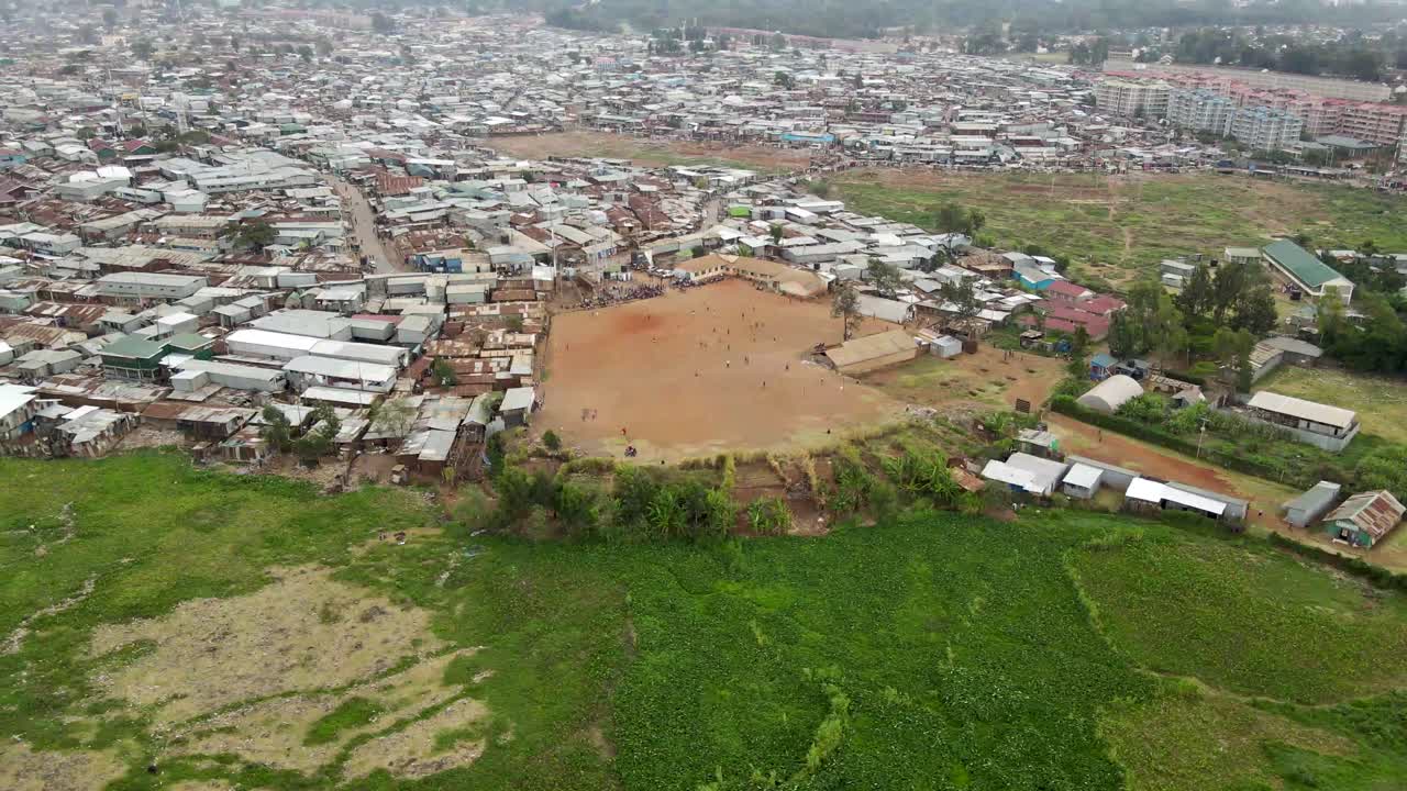 Poor Settlement Of Kibera Largest Slums In Nairobi Kenya, Poor House ...