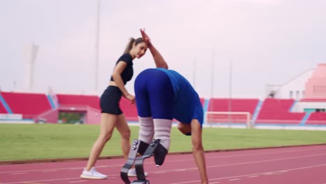 entrenamiento de atletas parapléjicos