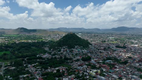 hyperlapse video panorámico de la ciudad de atlixco en puebla