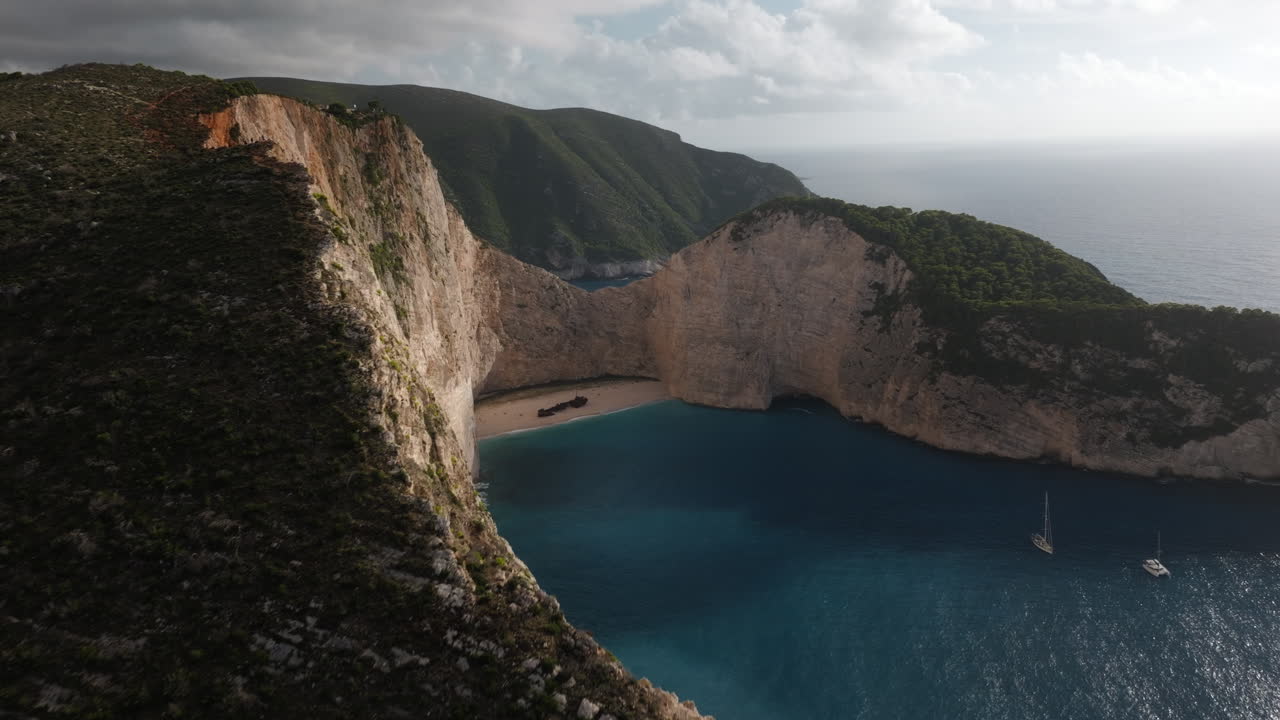 Navagio Beach, Greece - Stunning Aerial View