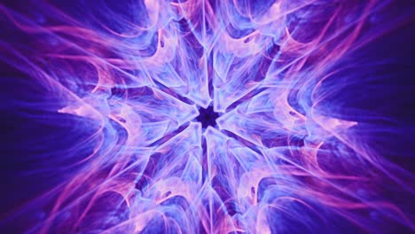 despertar espiritual fractal éxtasis abstracto, bucle sin fin de renovación de la vida y reciclaje del flujo de energía, fantasía visual de hipnóticos remolinos de estrellas galácticas, intrincados flujos de patrones geométricos de mandala