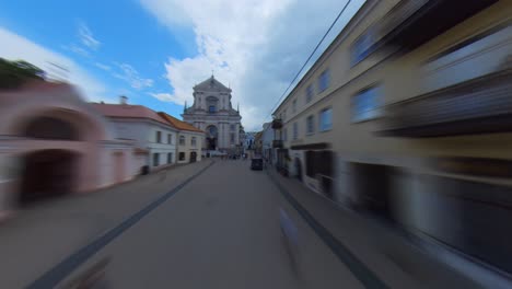 walking through the charming streets of vilnius old town