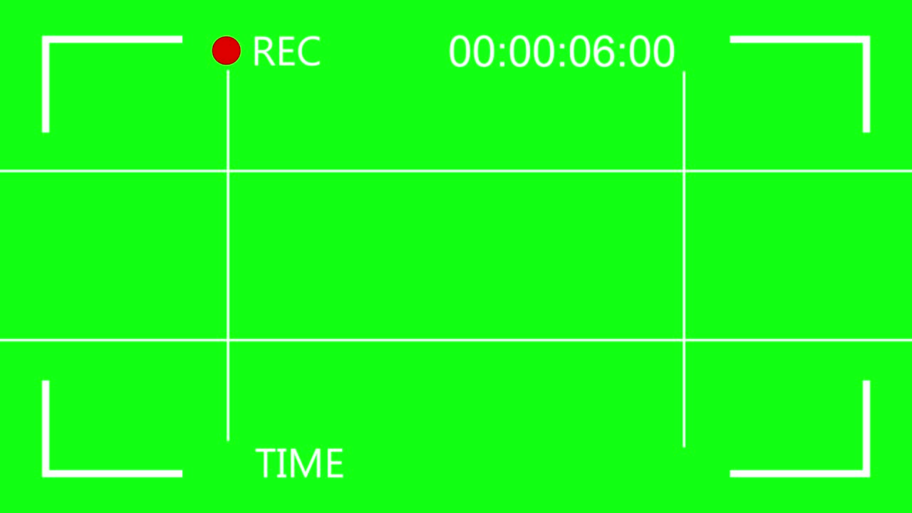 interfaz de pantalla de la cámara de video. interfaz de grabación