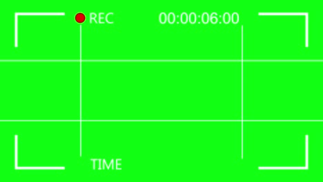 video camera screen interface. recording interface