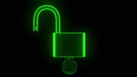 cerradura holograma desbloqueo llave de bloqueo seguridad protección de seguridad hackear contraseña 4k
