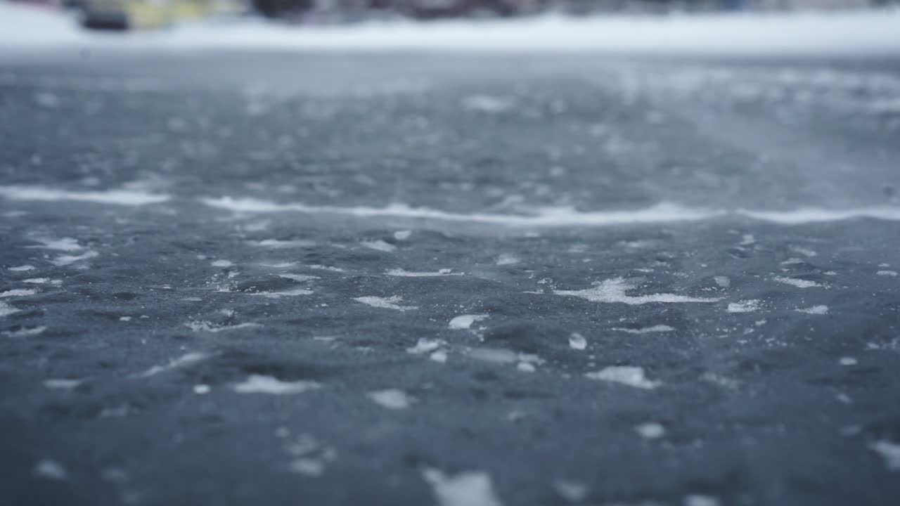 Frozen Lake Surface