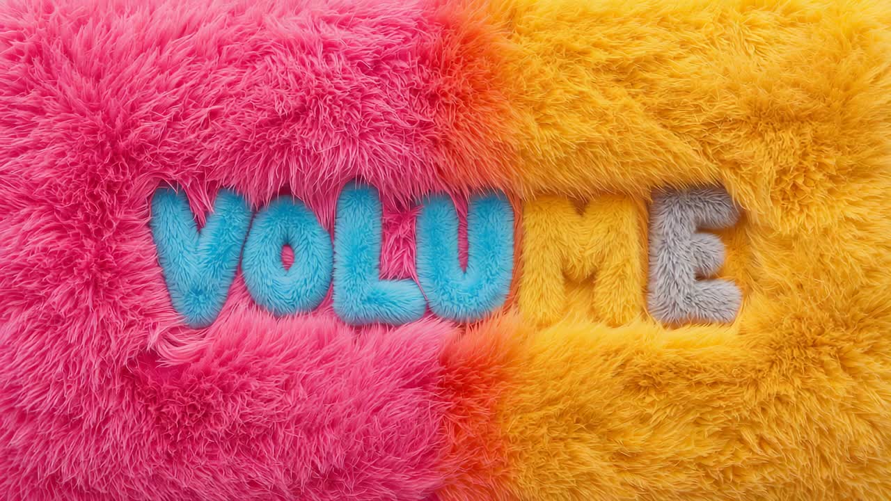 Showing frames causing left fur panel shifting pink to orange in set, showing carved VOLUME texture