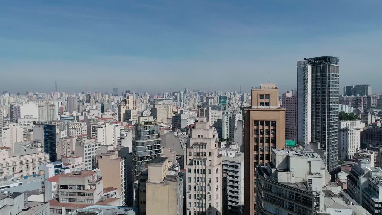 Sao Paulo Cityscape Aerial View