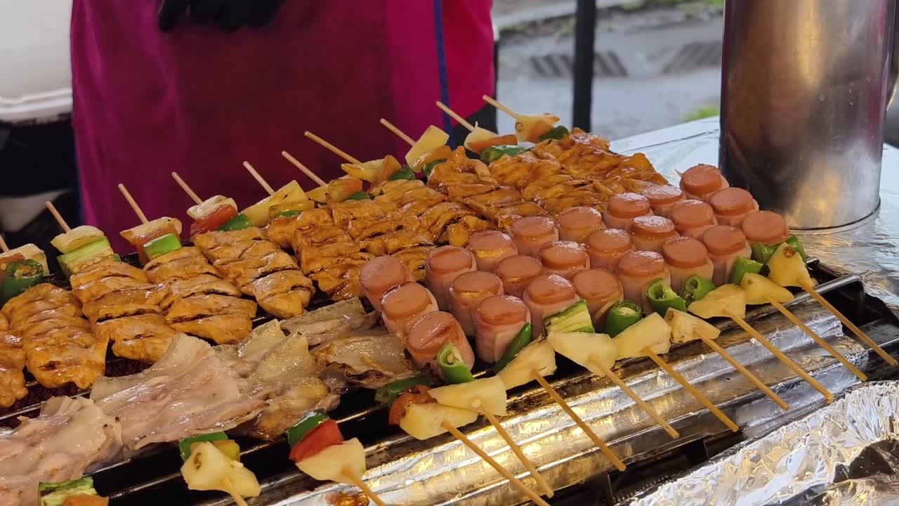 스트리트 푸드 bbq 스피어