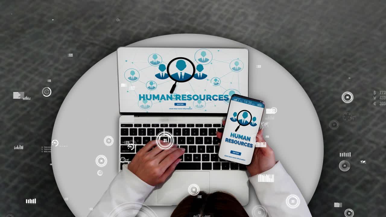 Human Resources and People Networking conceptual