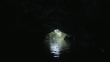 boat cave tour in ha long bay vietnam