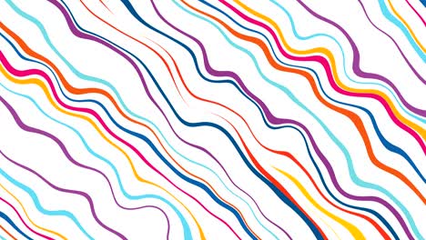 4k líneas coloridas en bucle