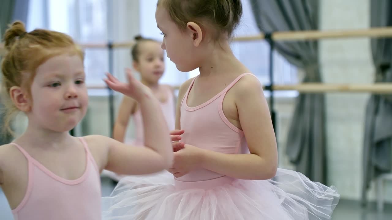 calentamiento para la clase de ballet