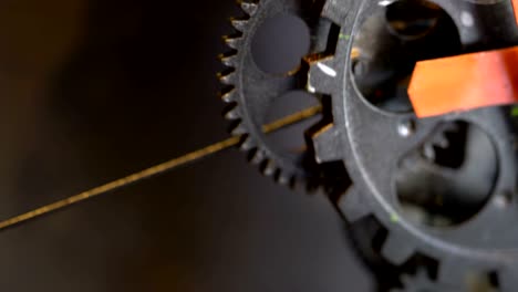 rusty retro mechanic clock gears