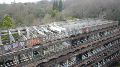 exterior view of st peter's seminary near cardross, scotland