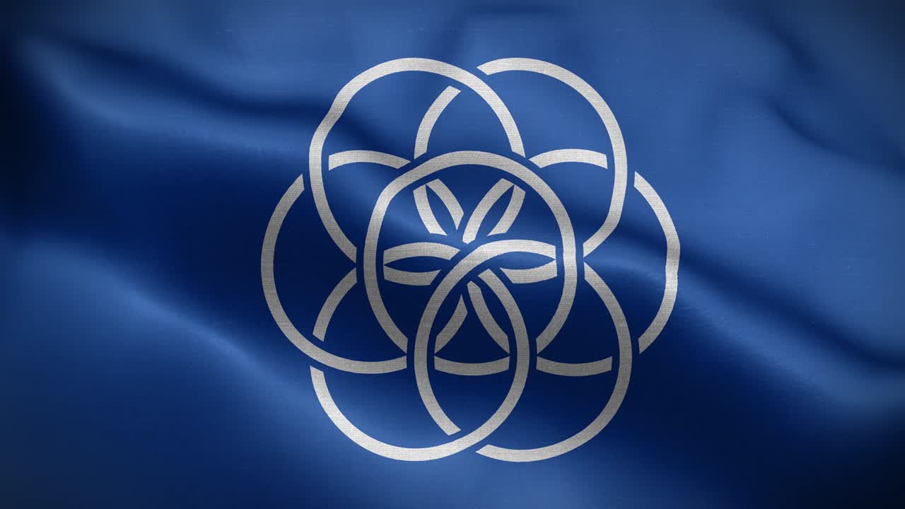 지구의 국제 발 발 루프 배경 4k