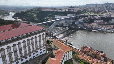 porto skyline at porto in district of porto portugal. downtown landscape. cultural heritage. old town scenery. porto skyline in portugal. portugal skyline. travel landscape