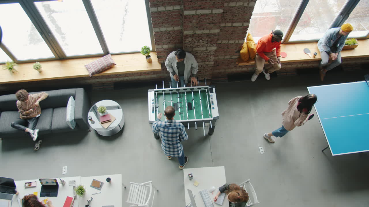 Relaxed Office Environment with Games