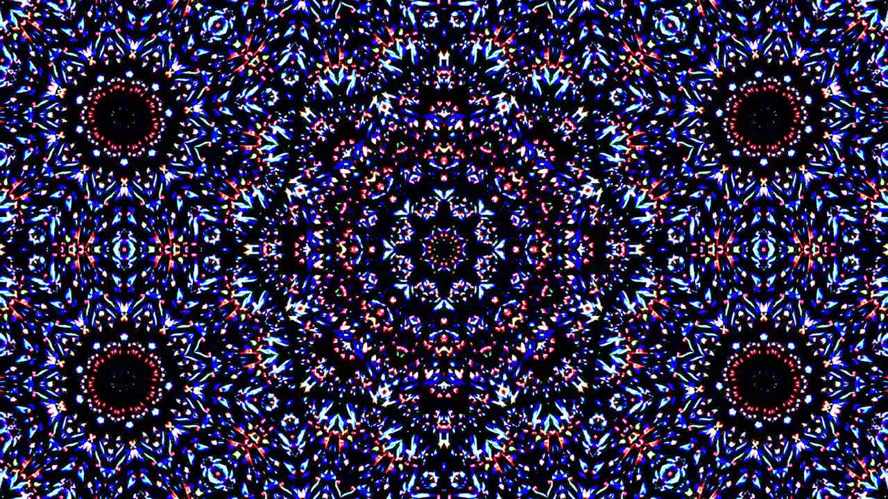 luz abstracta brillante que gobierna el color completo, caleidoscopio