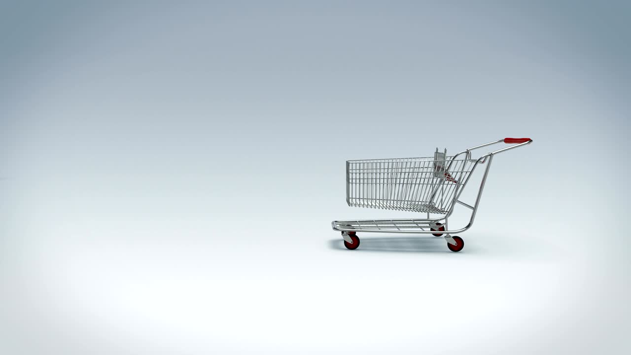 Shopping carts animation with alpha mask