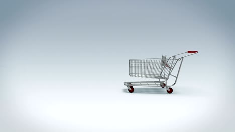 animación de carros de compras con máscara alfa