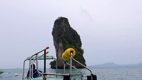 boat trip in a tropical bay