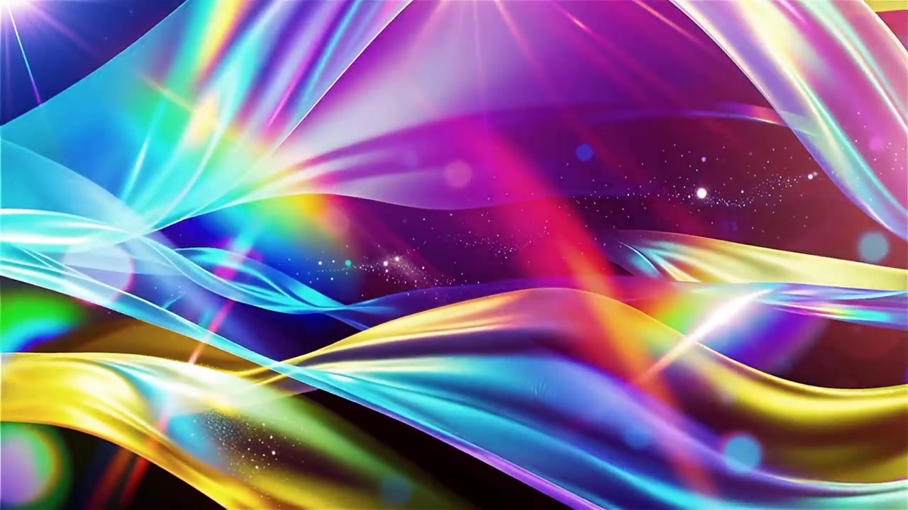 Sfondo astratto con onde di luce fluide.