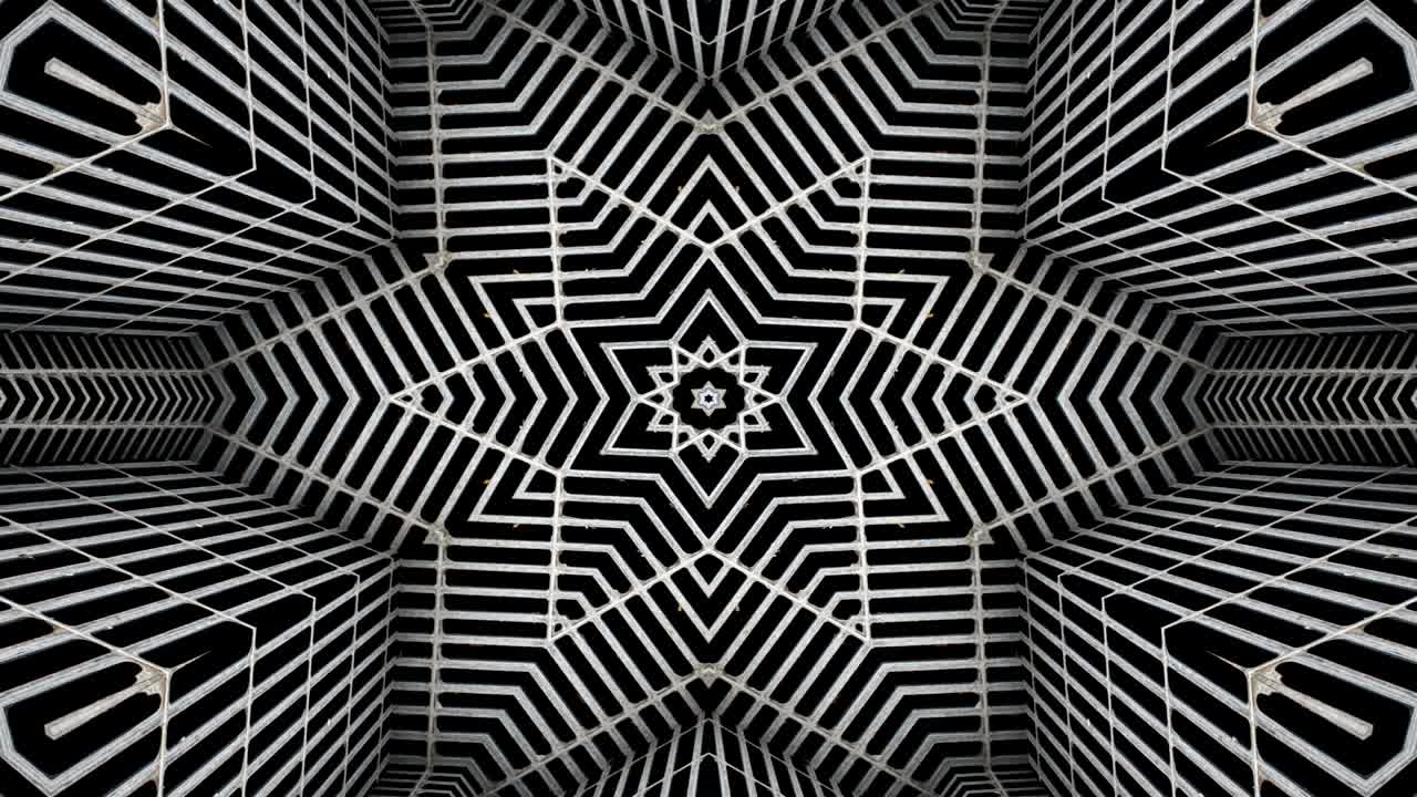 Abstract Kaleidoscopic Pattern