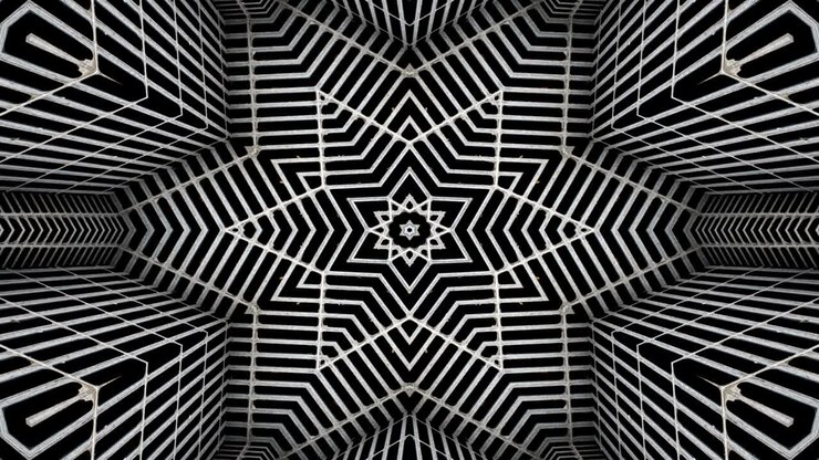 Abstract Kaleidoscopic Pattern