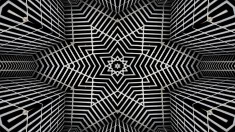 patrón kaleidoscópico abstracto