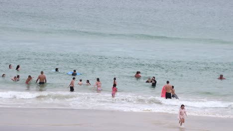 people enjoying a sunny day at the beach