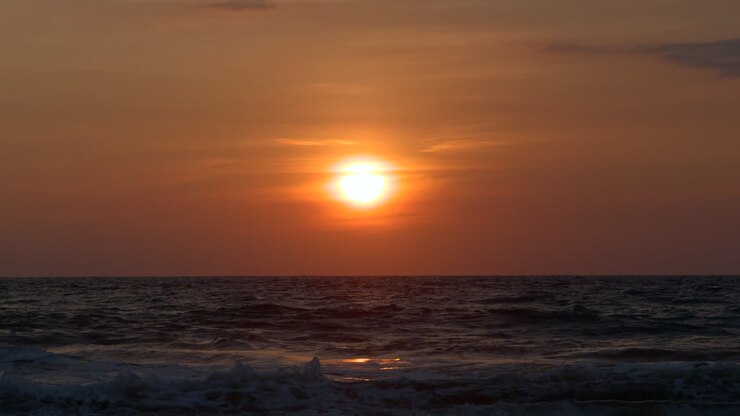 Sunset over the Ocean