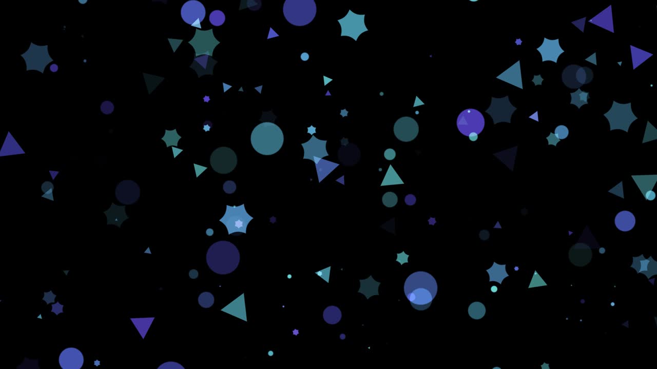 material de bucle de fondo gráfico de las hadas de las partículas brillantes