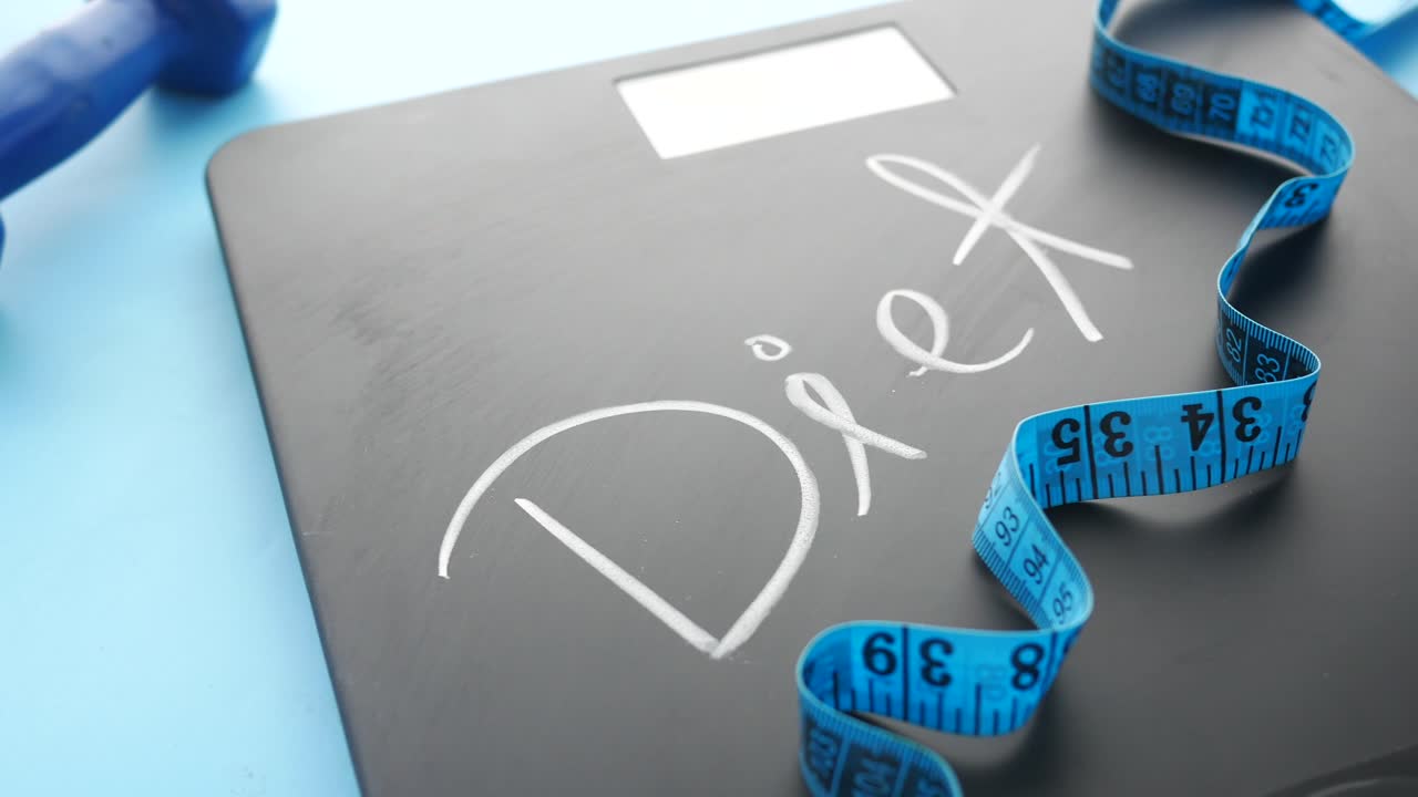 다이어트 및 피트니스 개념