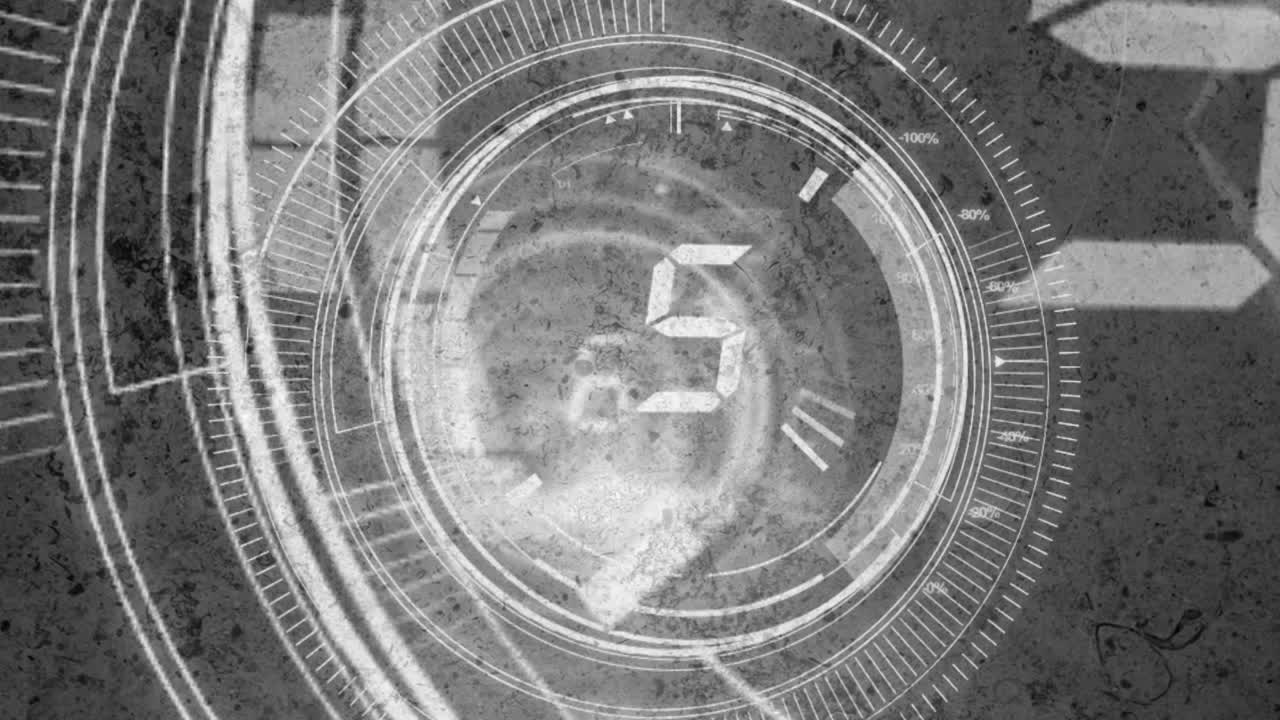 Animated countdown video