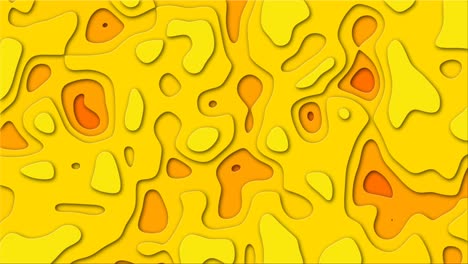 animación de papel recortado en 4k. animación en 3d de corte de papel de fondo abstracto