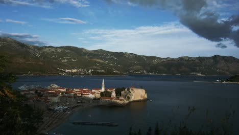 perast, montenegro: scenic bay view