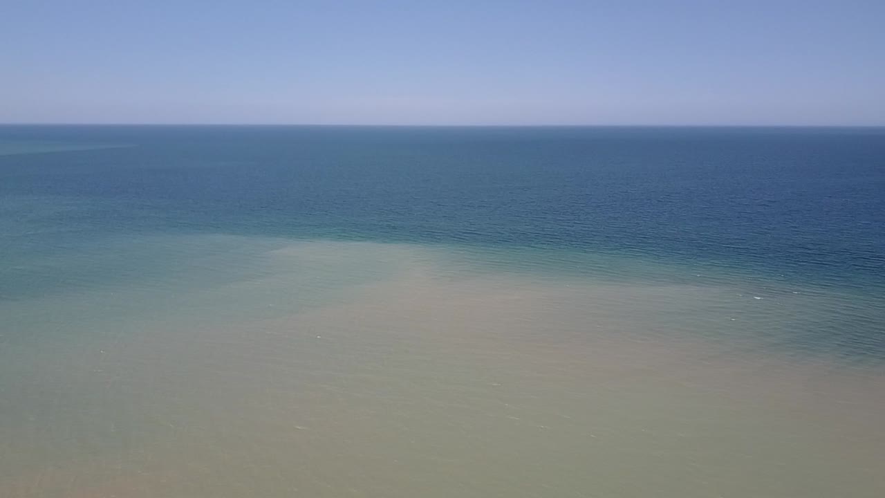 aerial footage of Therthar Lake in Samarra Iraq