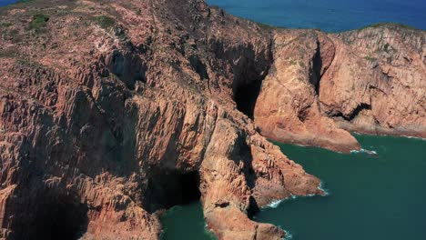 aerial footage of the stunning sai kung peninsula in hong kong sar