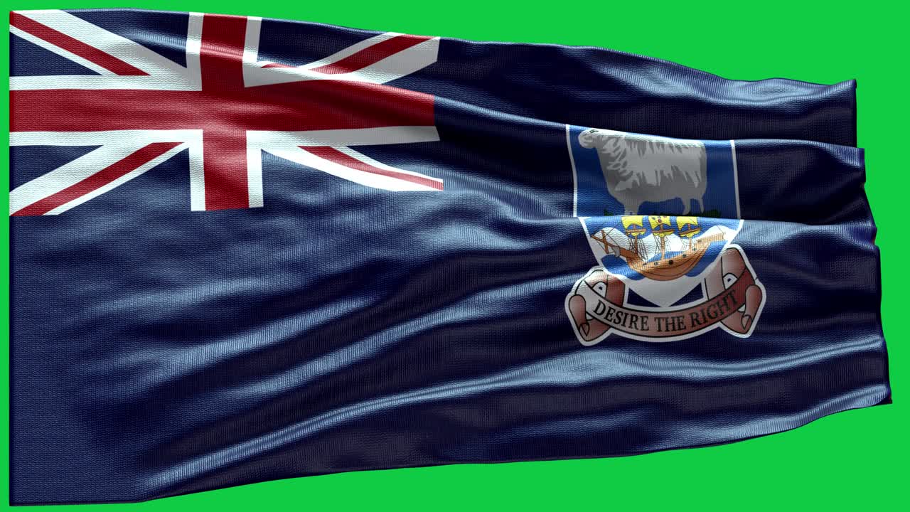 포클랜드 섬의 발 - 포클랜드 제도 발 높은 세부 사항 - 국가 발 포클란드 제도 파도 패턴 루프 할 수 있는 요소