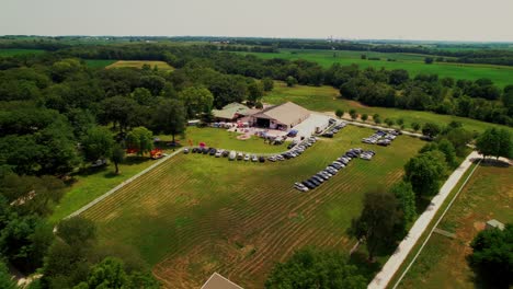 a vibrant celebration of moldovan culture in rural illinois, showcasing traditional gatherings and ethnic festivals within the midwest community