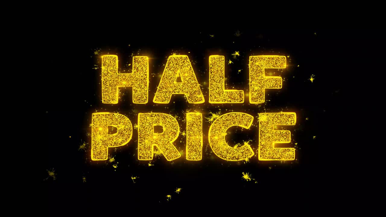 Half Price Sale Graphic