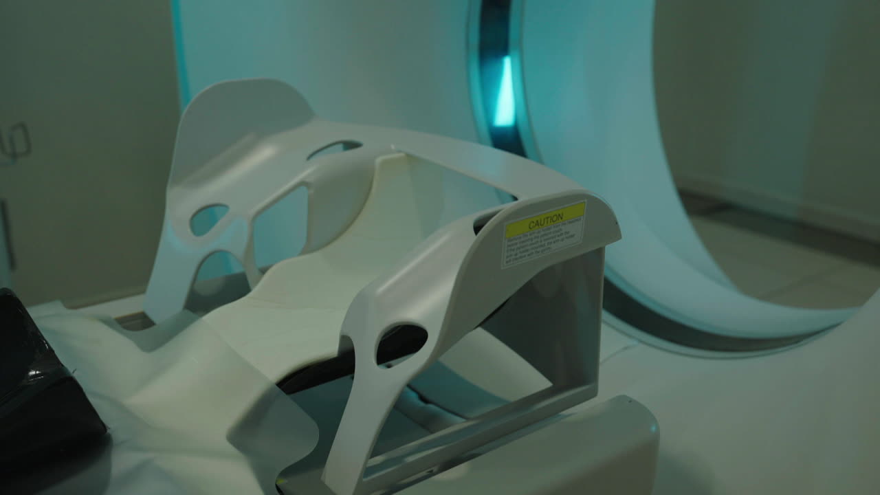 MRI machine with patient seat